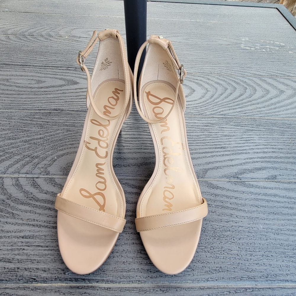 Sam Edelman Nude 3in Heels sz8.5